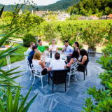 Weinprobe in der Wachau in einer Gruppe